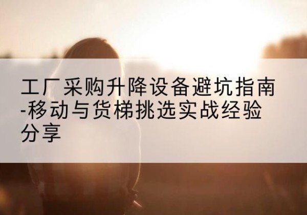 平乐移动式升降机怎么选-工厂采购升降设备避坑指南-移动与货梯挑选实战经验分享
